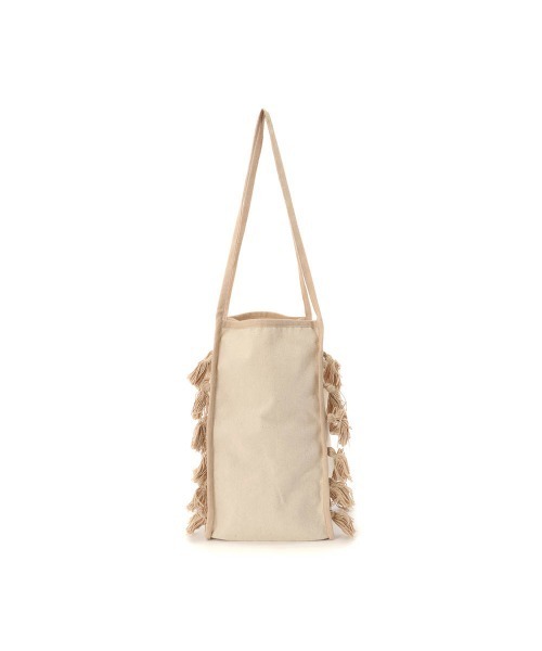 Lilas Campbell（リラキャンベル）の「Lilas Campbell　tassel Tote Bag（トートバッグ・レディース・アイボリー/グリーン・FREE）」の7枚目の写真