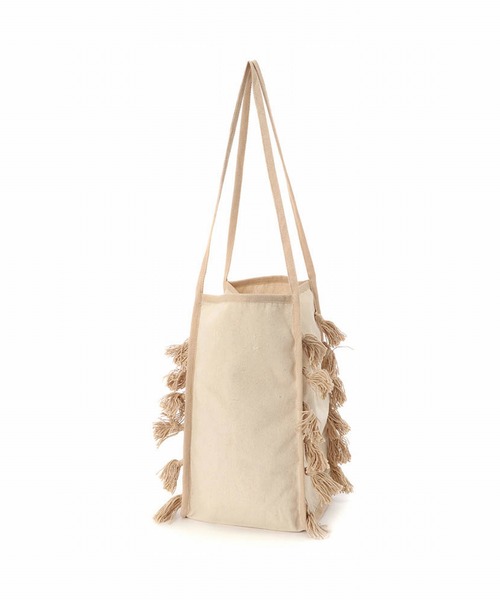 Lilas Campbell（リラキャンベル）の「Lilas Campbell　tassel Tote Bag（トートバッグ・レディース・アイボリー/グリーン・FREE）」の14枚目の写真