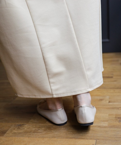 SESTO(セスト)の「ふわふわクッションやわらか素材スクエアトゥバレエシューズ(バレエシューズ・レディース・ブラック/ダークブラウン/パープル/シルバー/アイボリー/ゼブラ/グレイッシュベージュ・22.5cm/23.5cm/24.5cm/23.0cm/24.0cm/25.0cm/22.0cm)」の13枚目の写真