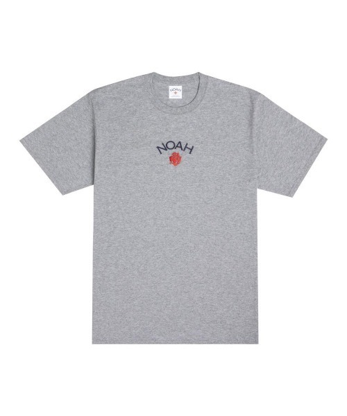 NOAH グレー Tシャツ ロゴ入り NOAH ノア ローズ刺繍ロゴ Tシャツ XLサイズ グレー 希少 - メルカリ