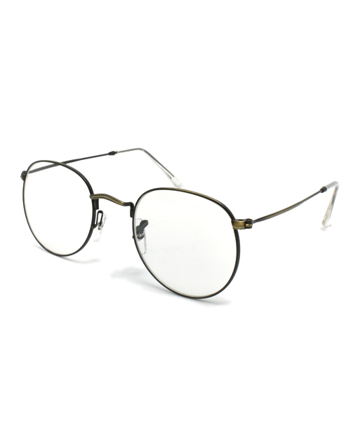 WEGO（ウィゴー）の「WEGO/メタルボストンタイプ（メガネ・メンズ・ブラック系その他/シルバー/ゴールド・FREE）」の2枚目の写真