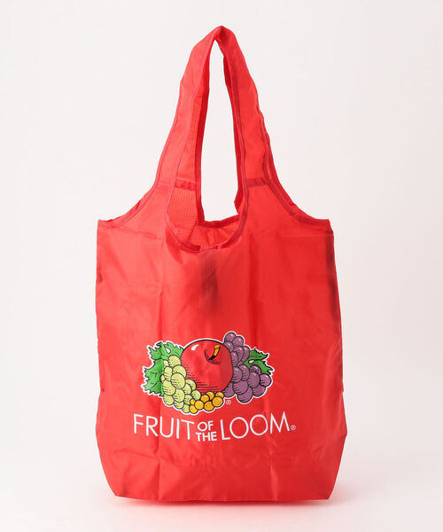 FRUIT OF THE LOOM(フルーツオブザルーム)の「【FRUIT OF THE LOOM/フルーツオブザルーム】PACKABLE ECO TOTE ST(エコバッグ/サブバッグ・メンズ・ブラック/パープル/レッド/イエロー/ブルー/グリーン・FREE)」の1枚目の写真