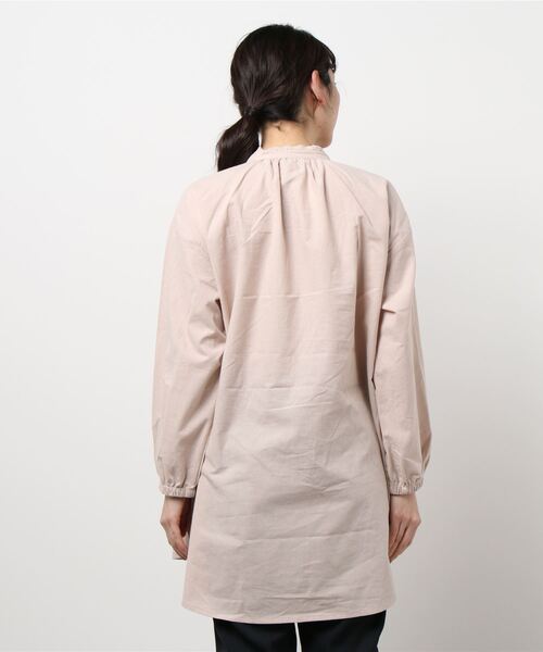 Samansa Mos2（サマンサ モスモス）の「衿レース前開きチュニック