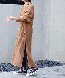 CIAOPANIC TYPY | コットンメッシュロングスリットワンピース(ワンピース)