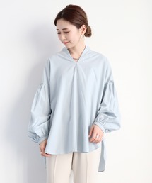 AMERICAN HOLIC | 袖ギャザースキッパーシャツ(シャツ/ブラウス)