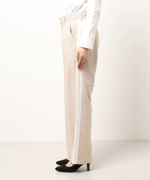 UNRELISH（アンレリッシュ）の「サイドラインチェックパンツ（その他パンツ・レディース・ベージュ/ピンクベージュ・MEDIUM）」の21枚目の写真