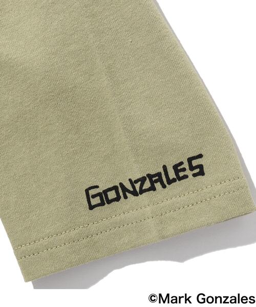 Mark Gonzales（マーク・ゴンザレス）の「◆【マークゴンザレス】レイヤード五分袖T（Tシャツ/カットソー・キッズ・オリーブ/アイボリー・11/10/12/15 /13/14/09）」の10枚目の写真