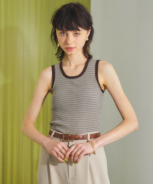 PUBLIC TOKYO（パブリックトウキョウ）の「ツイストレザーベルト（ベルト・レディース・キャメル/ブラック・FREE）」の7枚目の写真