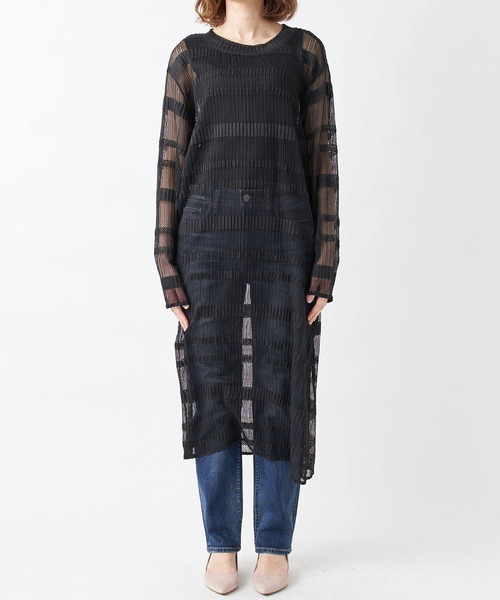 RIVE DROITE(リヴドロワ)の「レースクルーワンピース(ワンピース・レディース・ブラック・FREE)」の5枚目の写真