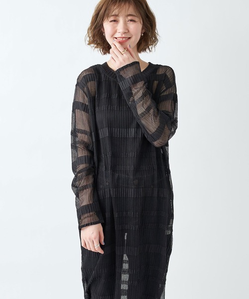 RIVE DROITE(リヴドロワ)の「レースクルーワンピース(ワンピース・レディース・ブラック・FREE)」の20枚目の写真