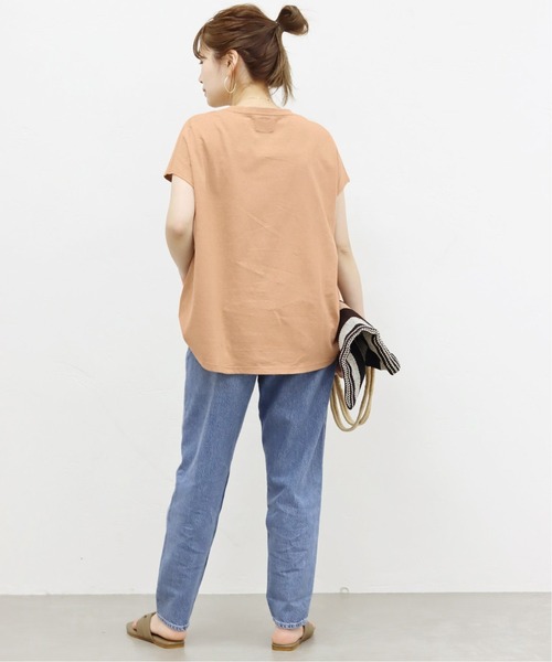 RIDING HIGH（ライディングハイ）の「【RIDING HIGH/ライディングハイ】ラフィテンジク別注Tシャツ◆（Tシャツ/カットソー・レディース・ブラウン/ネイビー/グレー/ブラック/ホワイト・FREE）」の20枚目の写真