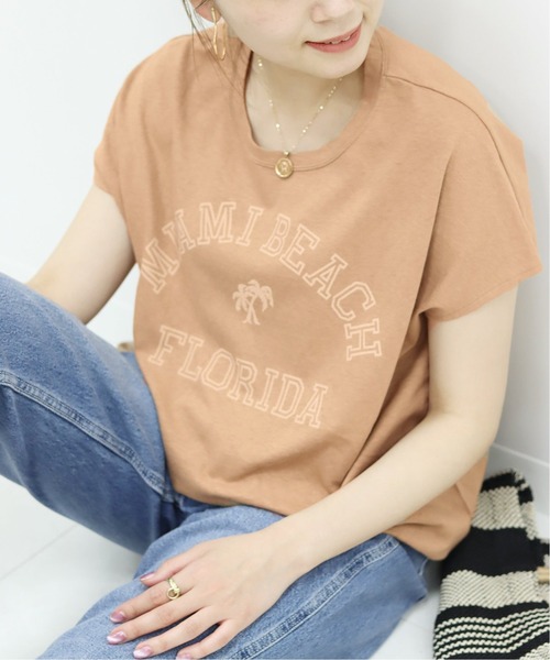 RIDING HIGH（ライディングハイ）の「【RIDING HIGH/ライディングハイ】ラフィテンジク別注Tシャツ◆（Tシャツ/カットソー・レディース・ブラウン/ネイビー/グレー/ブラック/ホワイト・FREE）」の21枚目の写真