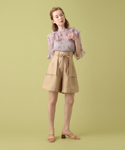 DEICY ベルフラワーシャインブラウス ME COUTURE（ミークチュール）の「ベルフラワーシャインブラウス