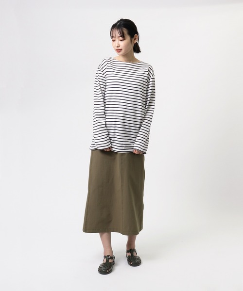 salle de bal(サルデバル)の「【 glosture / グロスチャー 】 LONG SLEEVE TOPS GL-T-SP IGH(Tシャツ/カットソー・レディース・ホワイト/その他1/ネイビー・LARGE/MEDIUM)」の20枚目の写真