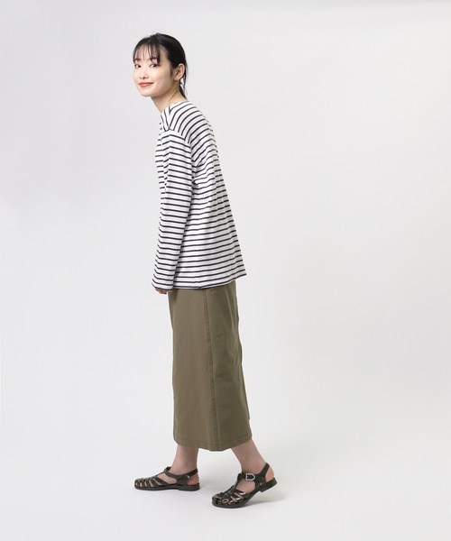 salle de bal(サルデバル)の「【 glosture / グロスチャー 】 LONG SLEEVE TOPS GL-T-SP IGH(Tシャツ/カットソー・レディース・ホワイト/その他1/ネイビー・LARGE/MEDIUM)」の22枚目の写真