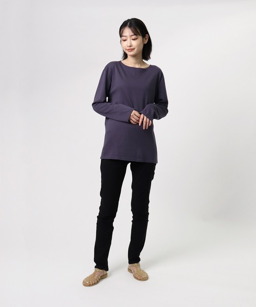 salle de bal(サルデバル)の「【 glosture / グロスチャー 】 LONG SLEEVE TOPS GL-T-SP IGH(Tシャツ/カットソー・レディース・ホワイト/その他1/ネイビー・LARGE/MEDIUM)」の10枚目の写真