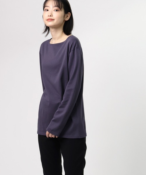 salle de bal(サルデバル)の「【 glosture / グロスチャー 】 LONG SLEEVE TOPS GL-T-SP IGH(Tシャツ/カットソー・レディース・ホワイト/その他1/ネイビー・LARGE/MEDIUM)」の11枚目の写真