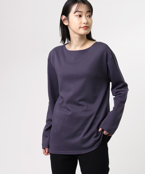 salle de bal(サルデバル)の「【 glosture / グロスチャー 】 LONG SLEEVE TOPS GL-T-SP IGH(Tシャツ/カットソー・レディース・ホワイト/その他1/ネイビー・LARGE/MEDIUM)」の12枚目の写真