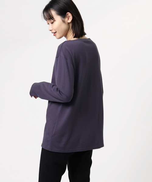 salle de bal(サルデバル)の「【 glosture / グロスチャー 】 LONG SLEEVE TOPS GL-T-SP IGH(Tシャツ/カットソー・レディース・ホワイト/その他1/ネイビー・LARGE/MEDIUM)」の13枚目の写真
