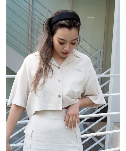 EVRIS（エヴリス）の「マットサテンカチューシャ（カチューシャ・レディース・ブラック/ベージュ・FREE）」の14枚目の写真