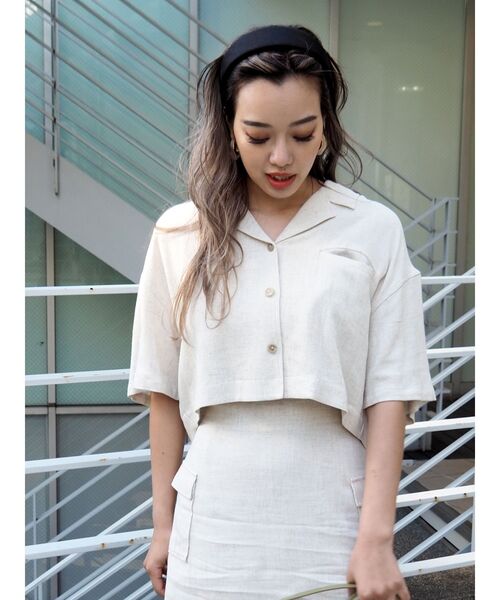 EVRIS（エヴリス）の「マットサテンカチューシャ（カチューシャ・レディース・ブラック/ベージュ・FREE）」の15枚目の写真