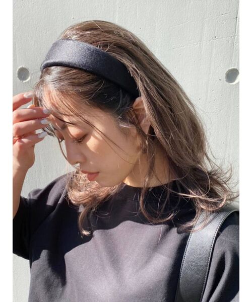 EVRIS（エヴリス）の「マットサテンカチューシャ（カチューシャ・レディース・ブラック/ベージュ・FREE）」の20枚目の写真