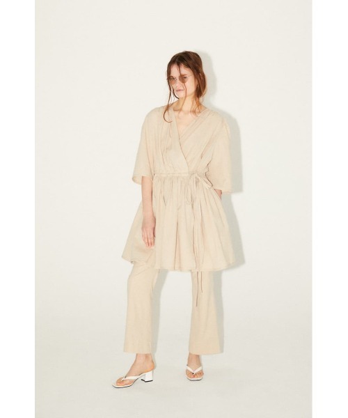 【M_】LINEN BLEND パンツ M_（エムアンダーバー）の「【M_】LINEN MIX パンツ（スラックス
