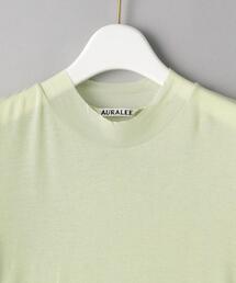 ＜AURALEE＞シアーリブ ボートネック Tシャツ AURALEE＞シアーリブ ボートネック Tシャツ
