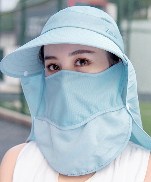 セール】【UVカット率 99%以上】4WAYで使える360度サンバイザー