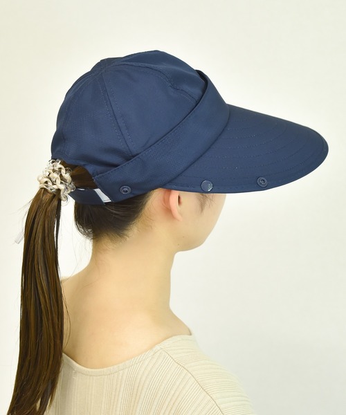 DAY CLOSET(デイ クローゼット)の「【UVカット率 99%以上】4WAYで使える360度サンバイザー(サンバイザー・レディース・ベージュ/ネイビー/グレー/ライトブルー/パープル/ピンク/ブラック/カーキ・ONE SIZE)」の19枚目の写真