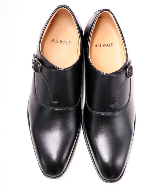 FUNALIVE(ファンアライブ)の「【H.O.WALK】MONK STRAP SHOES モンクストラップ ローヒールシューズ(ドレスシューズ・メンズ・ブラウン/ブラック・28/26/26.5/25.5/27/25)」の8枚目の写真