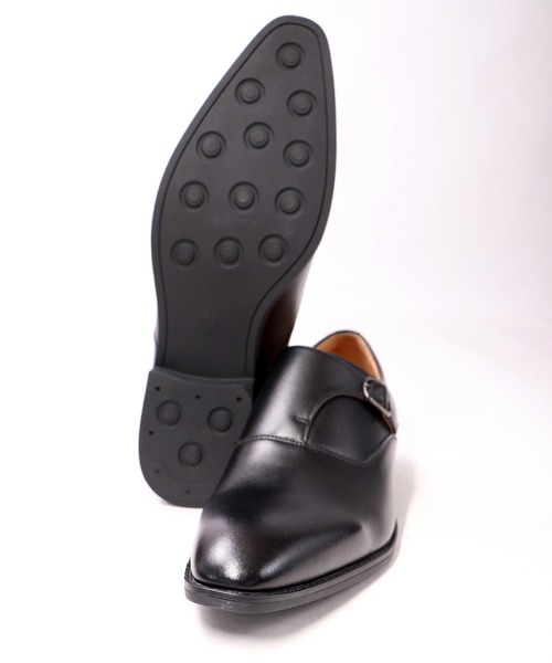 FUNALIVE(ファンアライブ)の「【H.O.WALK】MONK STRAP SHOES モンクストラップ ローヒールシューズ(ドレスシューズ・メンズ・ブラウン/ブラック・28/26/26.5/25.5/27/25)」の6枚目の写真