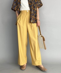 PICCIN | リネンライクセミワイドパンツ(その他パンツ)