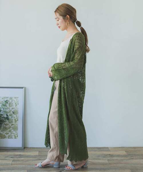 ITEMS URBANRESEARCH（アイテムズ アーバンリサーチ）の「ルーズワイドパンツ（その他パンツ・レディース・カーキ/ベージュ/チャコールグレー・FREE）」の18枚目の写真