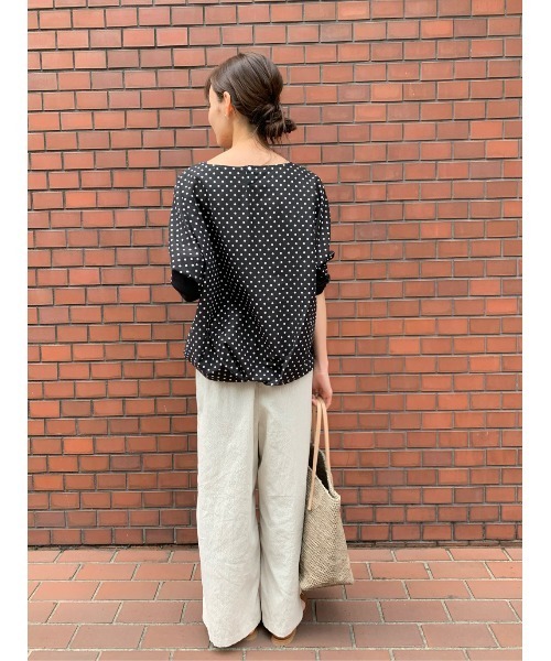 BEARDSLEY（ビアズリー）の「ウエストリブサッカーパンツ（その他パンツ・レディース・ネイビー/ベージュ/ベージュ系その他2・1/2/0）」の20枚目の写真