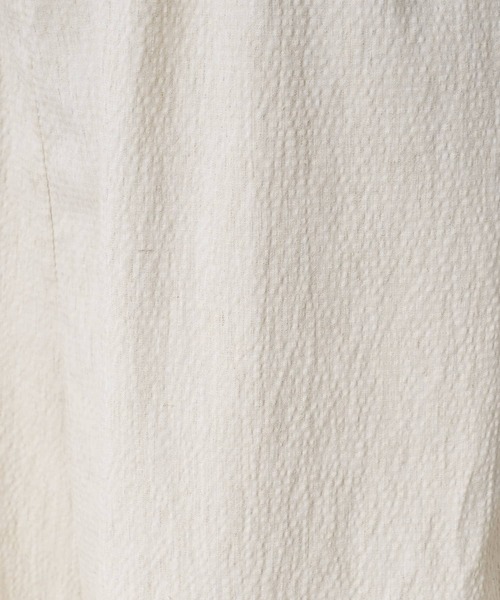 BEARDSLEY（ビアズリー）の「ウエストリブサッカーパンツ（その他パンツ・レディース・ネイビー/ベージュ/ベージュ系その他2・1/2/0）」の5枚目の写真