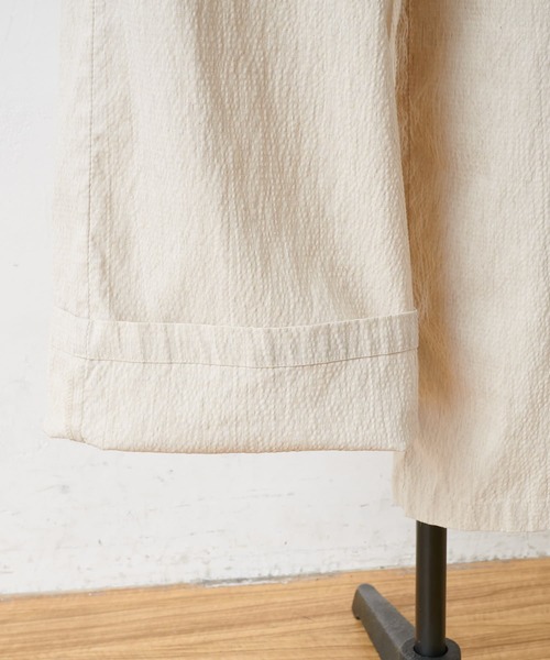 BEARDSLEY（ビアズリー）の「ウエストリブサッカーパンツ（その他パンツ・レディース・ネイビー/ベージュ/ベージュ系その他2・1/2/0）」の14枚目の写真