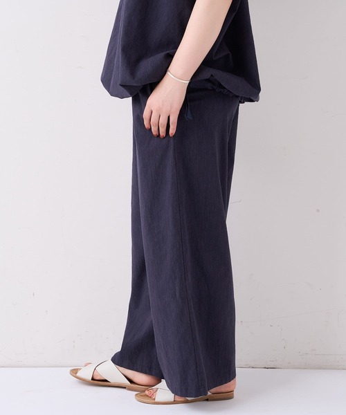 BEARDSLEY（ビアズリー）の「ウエストリブサッカーパンツ（その他パンツ・レディース・ネイビー/ベージュ/ベージュ系その他2・1/2/0）」の19枚目の写真