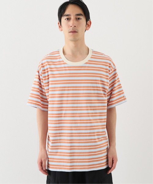 JOINT WORKS(ジョイントワークス)の「【Lee / リー】 MULTI BORDER Tシャツ(Tシャツ/カットソー・メンズ・ブルー/シャーベット・MEDIUM/LARGE)」の4枚目の写真