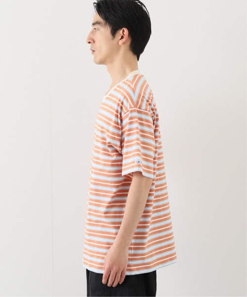 JOINT WORKS(ジョイントワークス)の「【Lee / リー】 MULTI BORDER Tシャツ(Tシャツ/カットソー・メンズ・ブルー/シャーベット・MEDIUM/LARGE)」の6枚目の写真