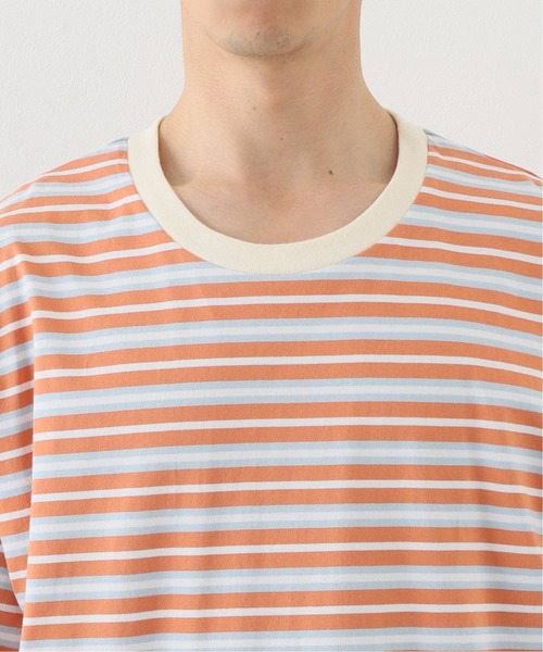 JOINT WORKS(ジョイントワークス)の「【Lee / リー】 MULTI BORDER Tシャツ(Tシャツ/カットソー・メンズ・ブルー/シャーベット・MEDIUM/LARGE)」の12枚目の写真
