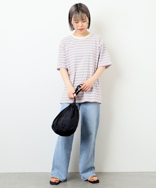 JOINT WORKS(ジョイントワークス)の「【Lee / リー】 MULTI BORDER Tシャツ(Tシャツ/カットソー・メンズ・ブルー/シャーベット・MEDIUM/LARGE)」の17枚目の写真