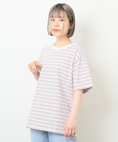 JOINT WORKS(ジョイントワークス)の「【Lee / リー】 MULTI BORDER Tシャツ(Tシャツ/カットソー・メンズ・ブルー/シャーベット・MEDIUM/LARGE)」の19枚目の写真