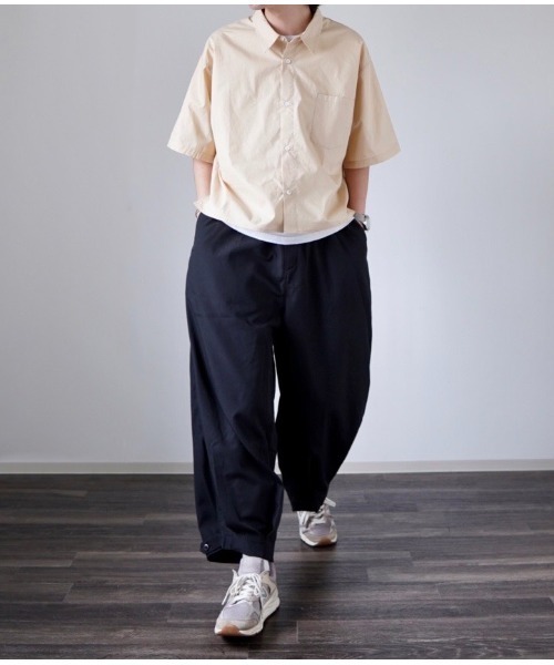 y/m by れぽすけ（イムバイレポスケ）の「ワイドサーカスパンツ（その他パンツ・メンズ・ブラック/ベージュ・MEDIUM/LARGE）」の13枚目の写真
