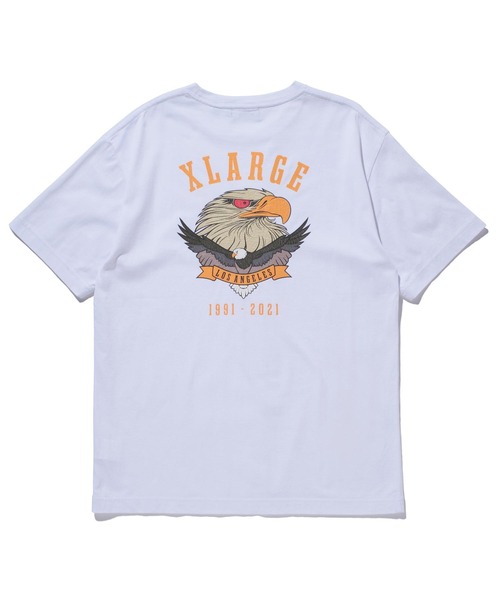 XLARGE（エクストララージ）の「EAGLE LOGO S/S TEE（Tシャツ/カットソー・メンズ・ホワイト/グリーン/ブラック・XL/L/M/S）」の6枚目の写真