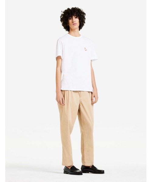 Maison Kitsune（メゾンキツネ）の「CHILLAX FOX PATCH CLASSIC TEE-SHIRT（Tシャツ/カットソー・メンズ・ネイビー/グレー/ホワイト/ブラック/ホワイト系その他/ネイビー系/霜降りグレー/ブラック系その他/ブルー系その他/オレンジ系その他・M/XL/XXS/L/S/XS）」の11枚目の写真