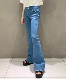 WEGO | WEGO/ハイウエストストレッチフレアパンツ(デニムパンツ)