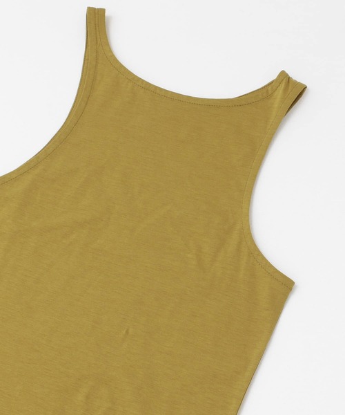 KBF+（ケービーエフプラス）の「KBF+　シアーレイヤードタンクトップ（タンクトップ・レディース・ブラック/グリーン系その他/マスタード・ONE）」の20枚目の写真