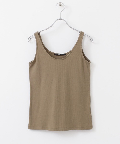 KBF+（ケービーエフプラス）の「KBF+　シアーレイヤードタンクトップ（タンクトップ・レディース・ブラック/グリーン系その他/マスタード・ONE）」の21枚目の写真