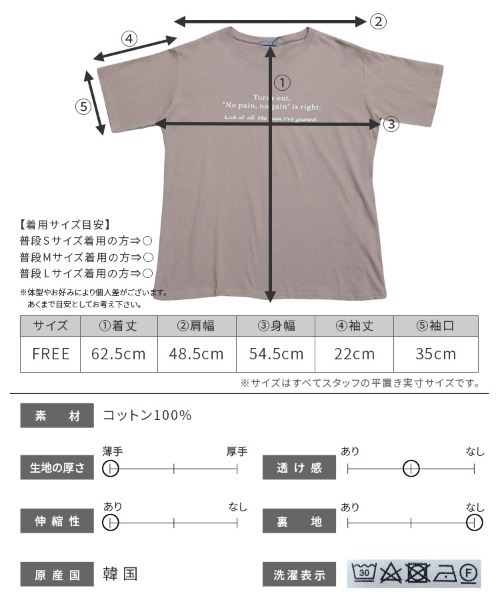 reca(レカ)の「ロゴプリントTシャツ(Tシャツ/カットソー・レディース・ホワイト/ベージュ/モカ/イエロー系その他・FREE)」の15枚目の写真